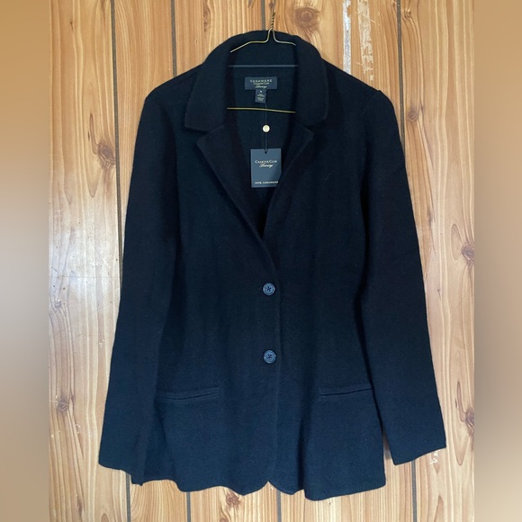 Charter Club Women's 100% Cashmere Blazer/ M - Picture 5 of 7